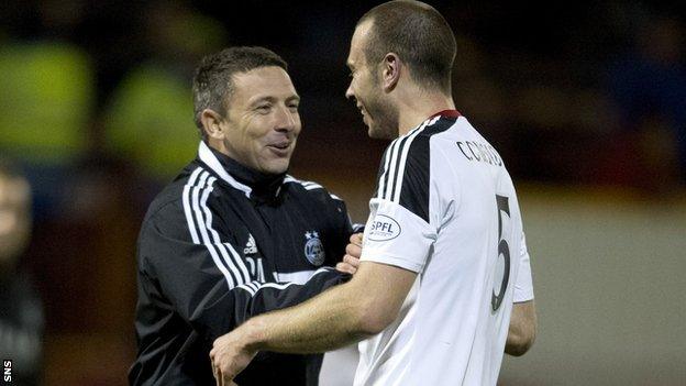 Derek McInnes and Andrew Considine