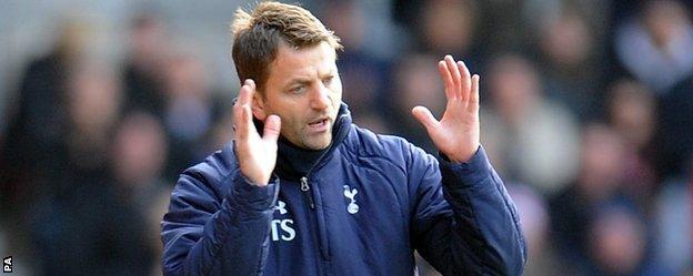 Tottenham head coach Tim Sherwood