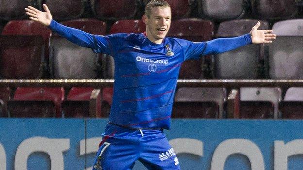 Inverness striker Billy McKay