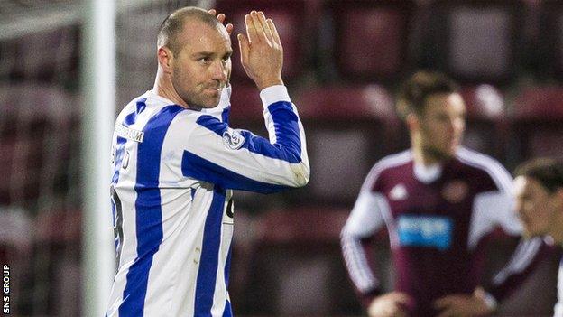 Kris Boyd scored twice in the win at Tynecastle