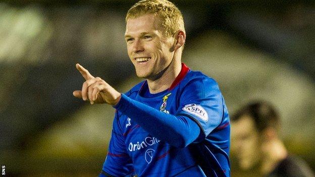 Inverness striker Billy McKay