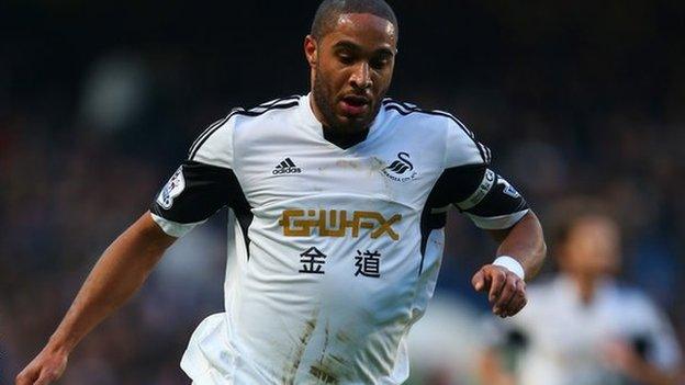 Swansea captain Ashley Williams