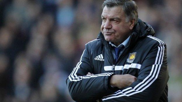 West Ham manager Sam Allardyce