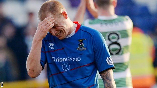 Inverness defender Carl Tremarco