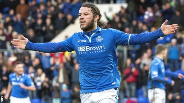 St Johnstone's hat-trick hero Stevie May