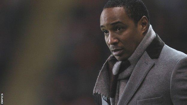 Blackpool manager Paul Ince