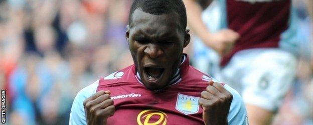 Aston Villa striker Christian Benteke