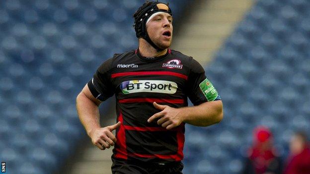 Edinburgh prop Alasdair Dickinson