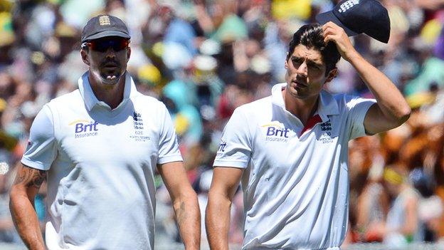 Kevin Pietersen and Alastair Cook