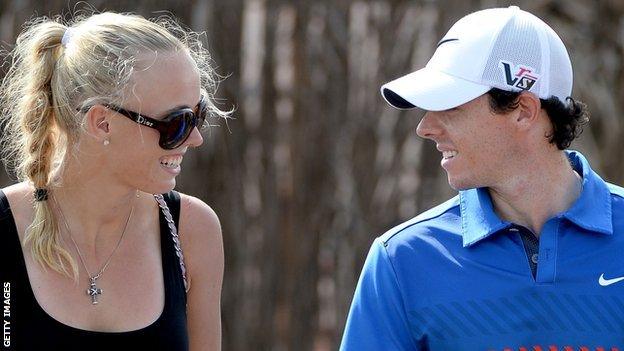 Rory McIlroy and Caroline Wozniacki