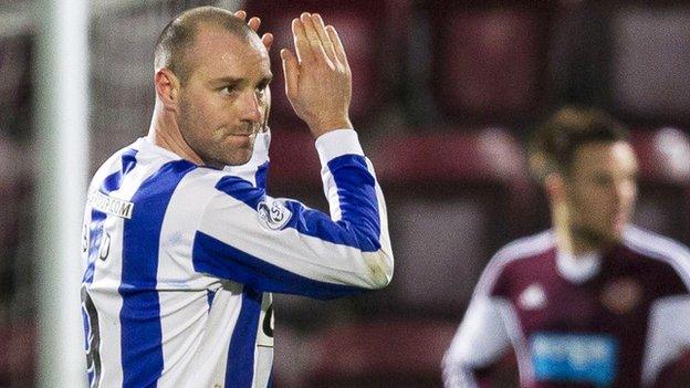 Kilmarnock striker Kris Boyd