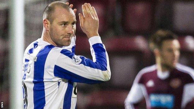 Kilmarnock striker Kris Boyd