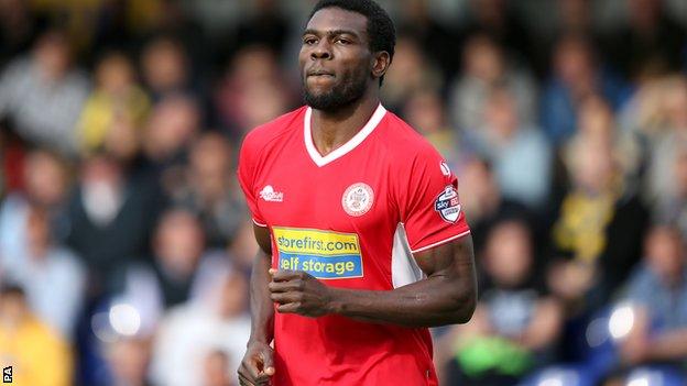 Accrington Stanley striker Kayode Odejayi