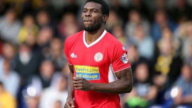 Accrington Stanley striker Kayode Odejayi