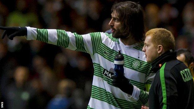 Georgios Samaras and Neil Lennon