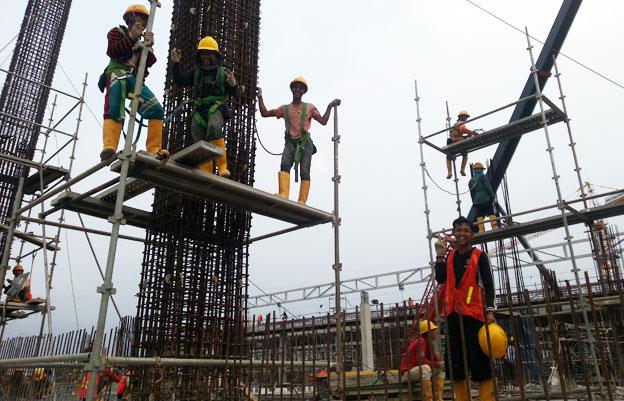 Ikea store in Jakarta under construction