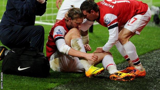 Nicklas Bendtner for Arsenal