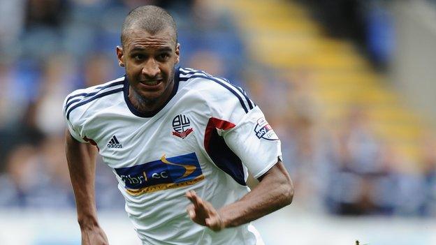 Bolton striker David Ngog