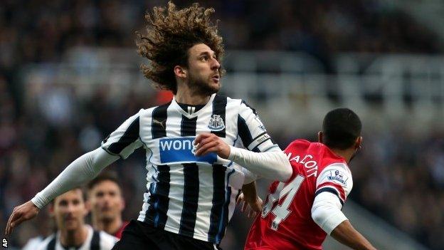 Newcastle United's Fabricio Coloccini