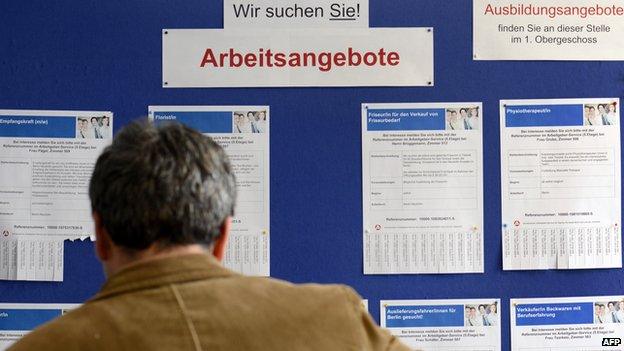 Jobseeker in Germany - file pic