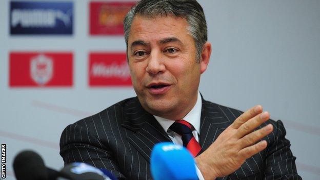 Cardiff City chairman Mehmet Dalman