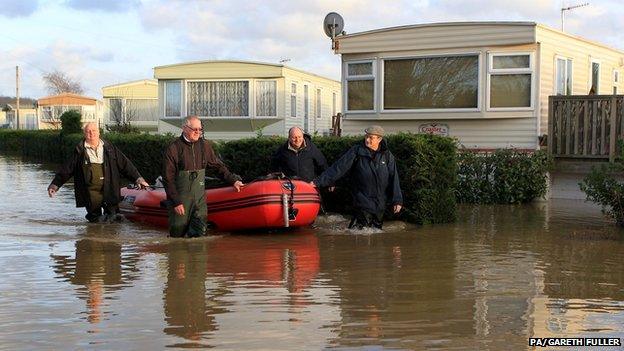 Little Venice Country Park in Yalding on 2 January