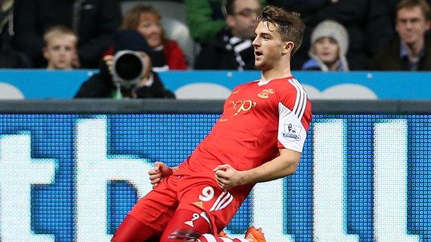 Jay Rodriguez celebrates scoring