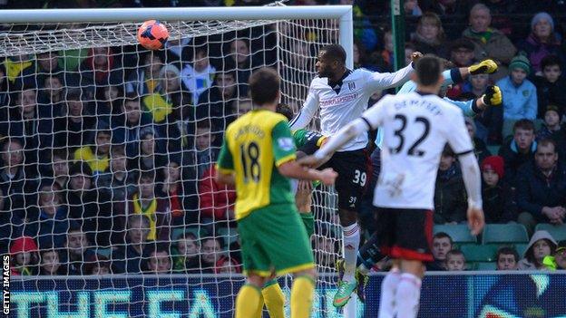 Darren Bent scoring for Fulham