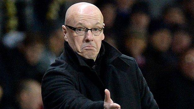 Leeds manager Brian McDermott