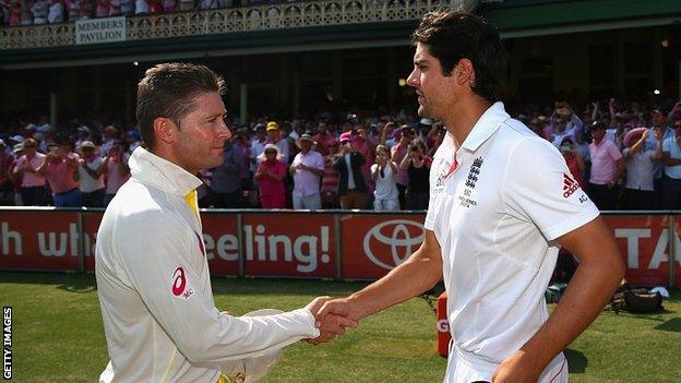 Michael Clarke & Alastair Cook