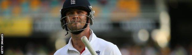 Jonathan Trott goes home