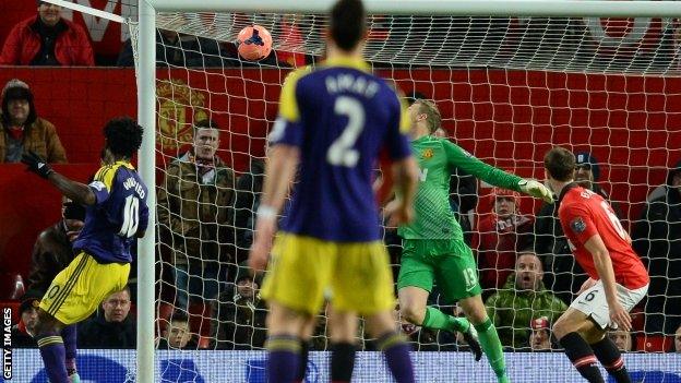 Wilfried Bony scores winner for Swansea