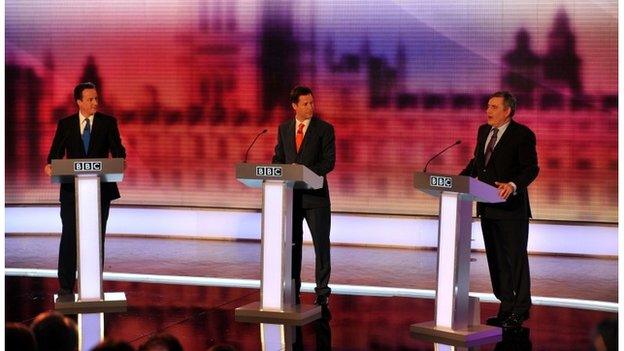 Third leaders' debate in 2010