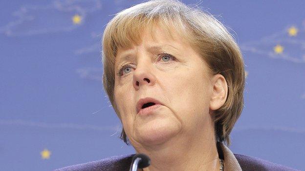 German Chancellor Angela Merkel - file pic