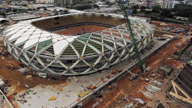 Arena Amazonia in Manaus, Brazil