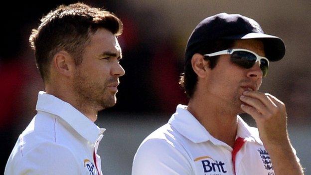 James Anderson & Alastair Cook