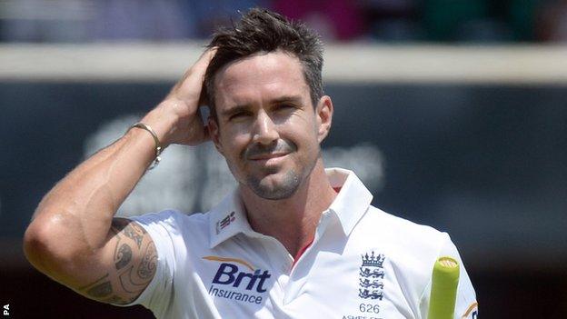 England batsman Kevin Pietersen