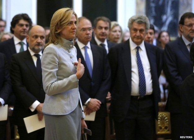 The Infanta Cristina at a Mass in Madrid, 20 June 2013