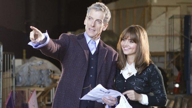 Peter Capaldi and Jenna Coleman