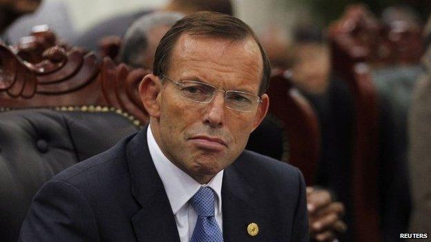 File photo: Australian Prime Minister Tony Abbott