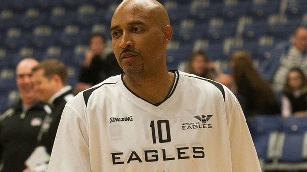 Newcastle Eagles forward Charles Smith