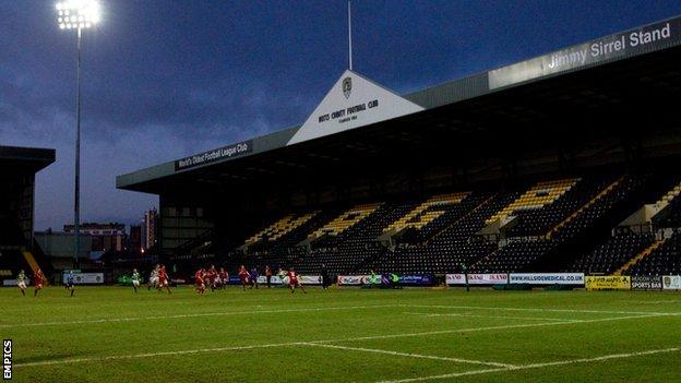 Nottingham Rugby's home ground at Meadow Lane