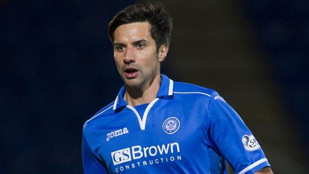 St Johnstone striker Rory Fallon