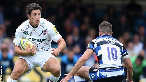 Anthony Allen in action for Leicester Tigers