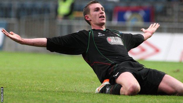 Glentoran's Jay Magee