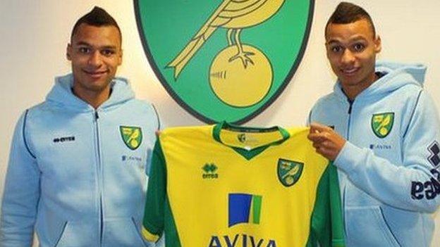 Josh and Jacob Murphy Norwich City