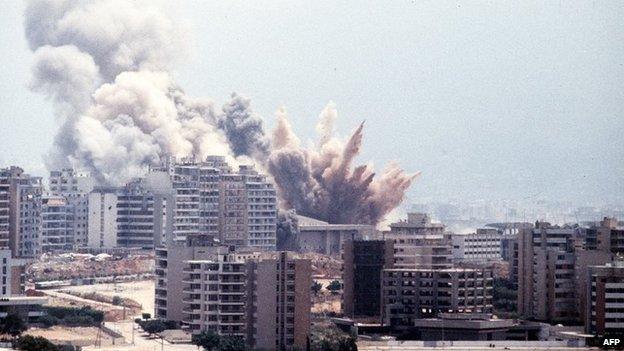 Israeli shelling of West Beirut in 1982