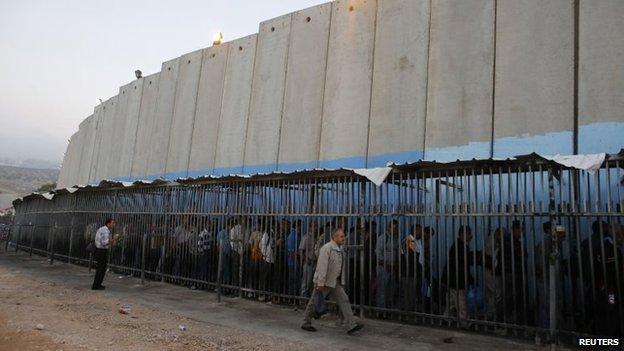 West Bank barrier near Bethlehem (2013)