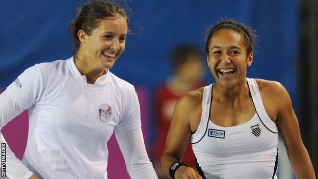 Laura Robson and Heather Watson