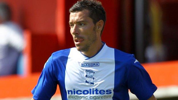 Birmingham City midfielder Darren Ambrose